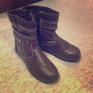 Totes Women Size 10 Wide Width Brown Winter Boots
